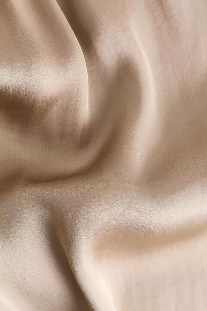 Satin drawstring trousers