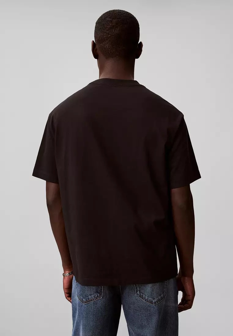 Relaxed Jersey Embossed Monologo T-Shirt - Calvin Klein Jeans