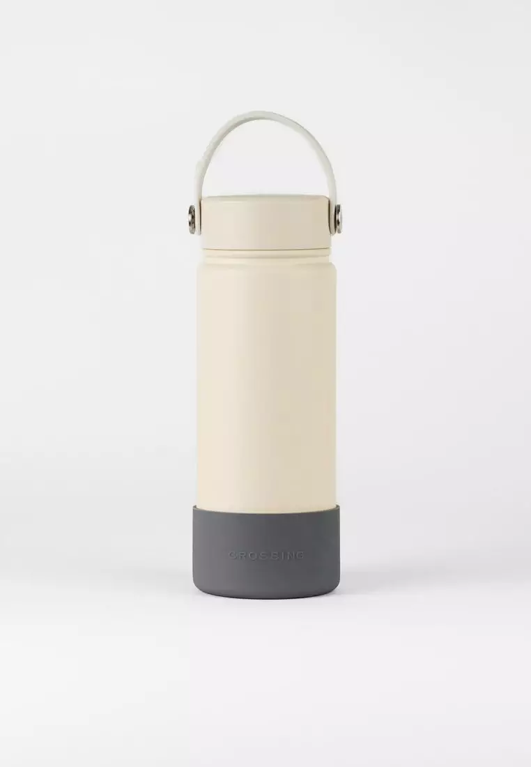 Crossing Silicone Water Bottle Boot - Fits Diameter 9-9.5cm (1100ml) Blistered Pack - Gray