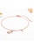 Air Jewellery gold Luxurious Kitten Anklet In Rose Gold B1605ACB4FCE84GS_5