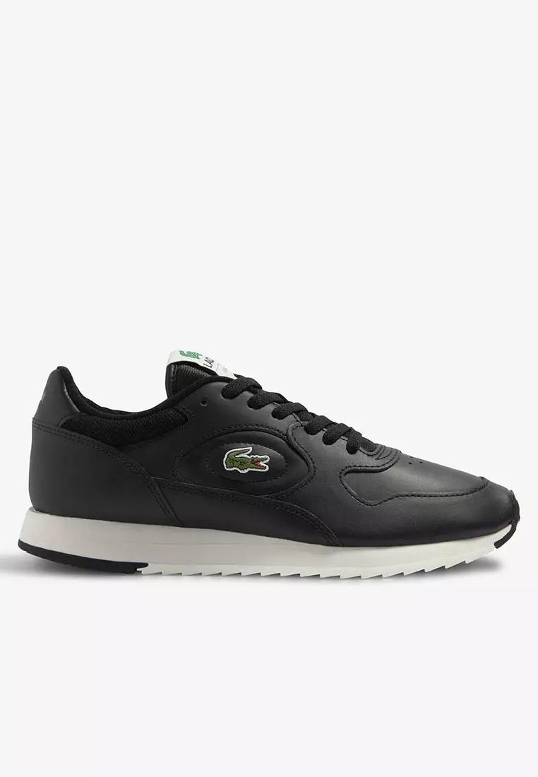Buy Lacoste Men's Linetrack Leather Trainers 2026 Online | ZALORA