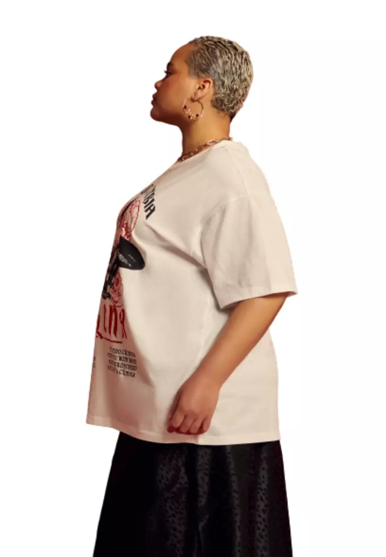 Buy FOREVER 21 Plus Size Selena Graphic Tee 2024 Online ZALORA