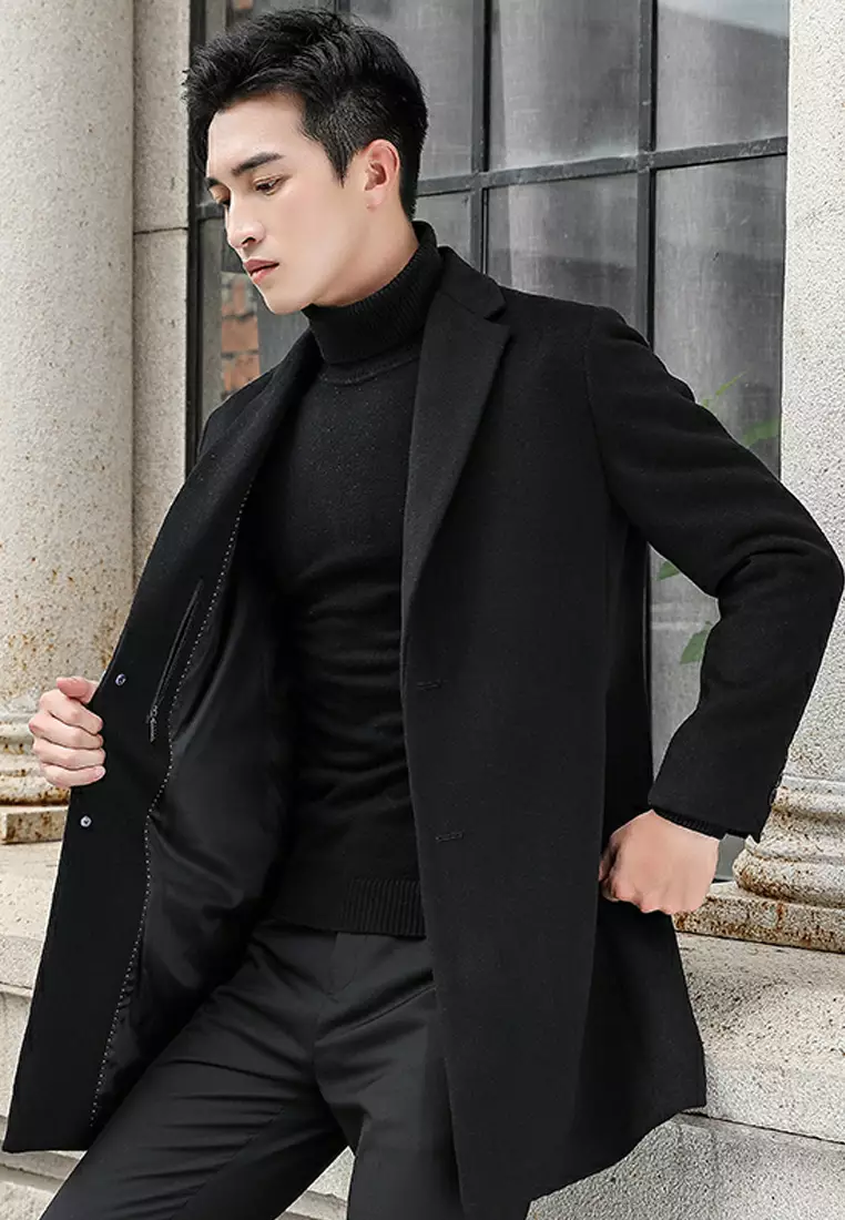 Single-Breasted Striped Wool Blazer 25903