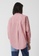 French Connection pink Rhodes Poplin Pop Over Shirt B0B41AA17802CAGS_2