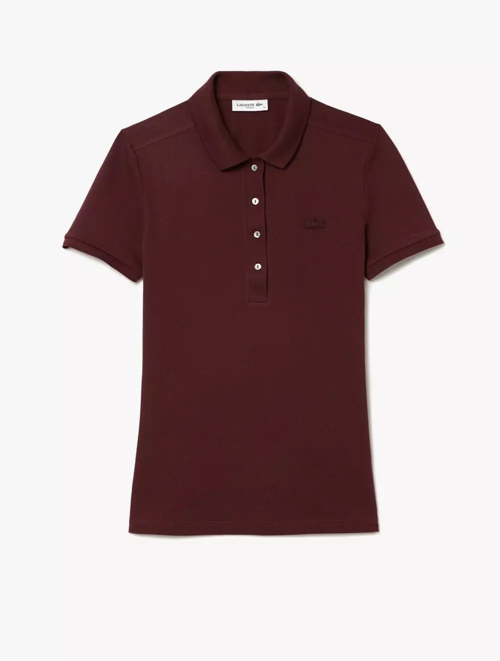 L.12.D Slim Fit Stretch Mini Piqué Polo Shirt - Purple