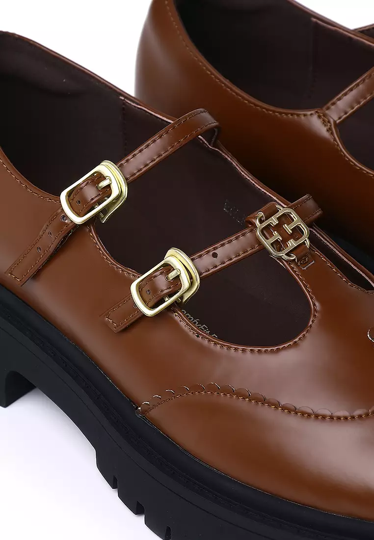 Mallory Comfy Fit Footbed Microfiber Leather Loafers