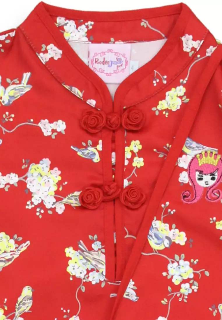 Dress cheongsam anak Red/ Rodeo Junior Girl Little Star