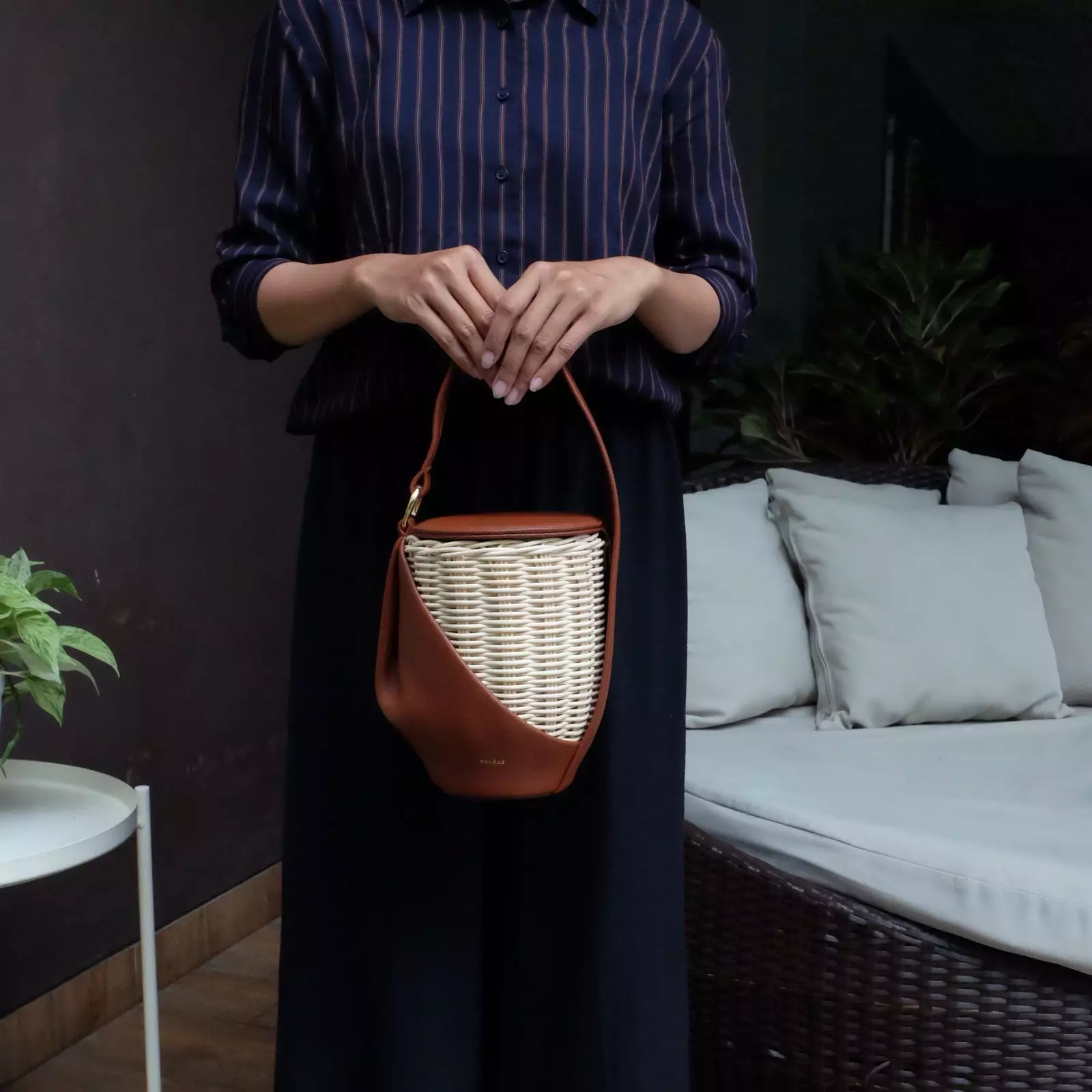 Yke Cognag Grained Leather