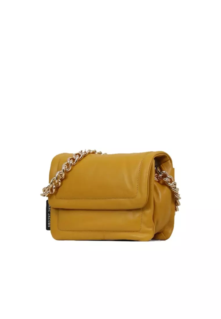 Marc Jacobs Pillow Soft Leather Shoulder Bag In Golden Spice H905L01PF22