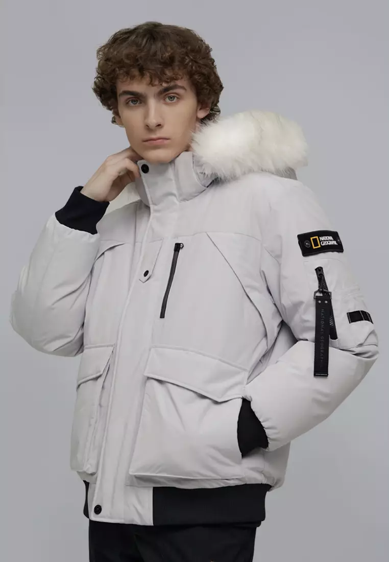 男裝TARUGA連帽羽絨外套