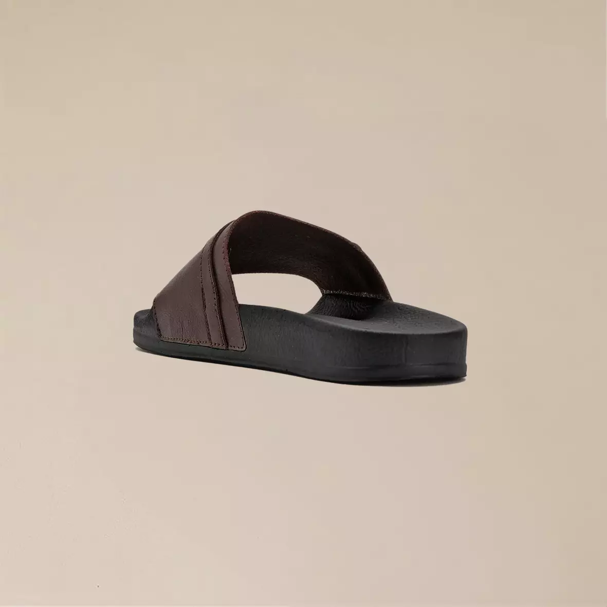 Cogen Sandal Slide Wanita Sendal Slop Rubbet Bym Series - Brown