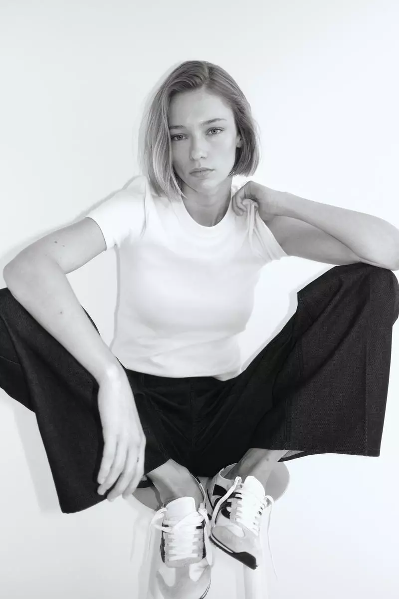 Fitted cotton T-shirt