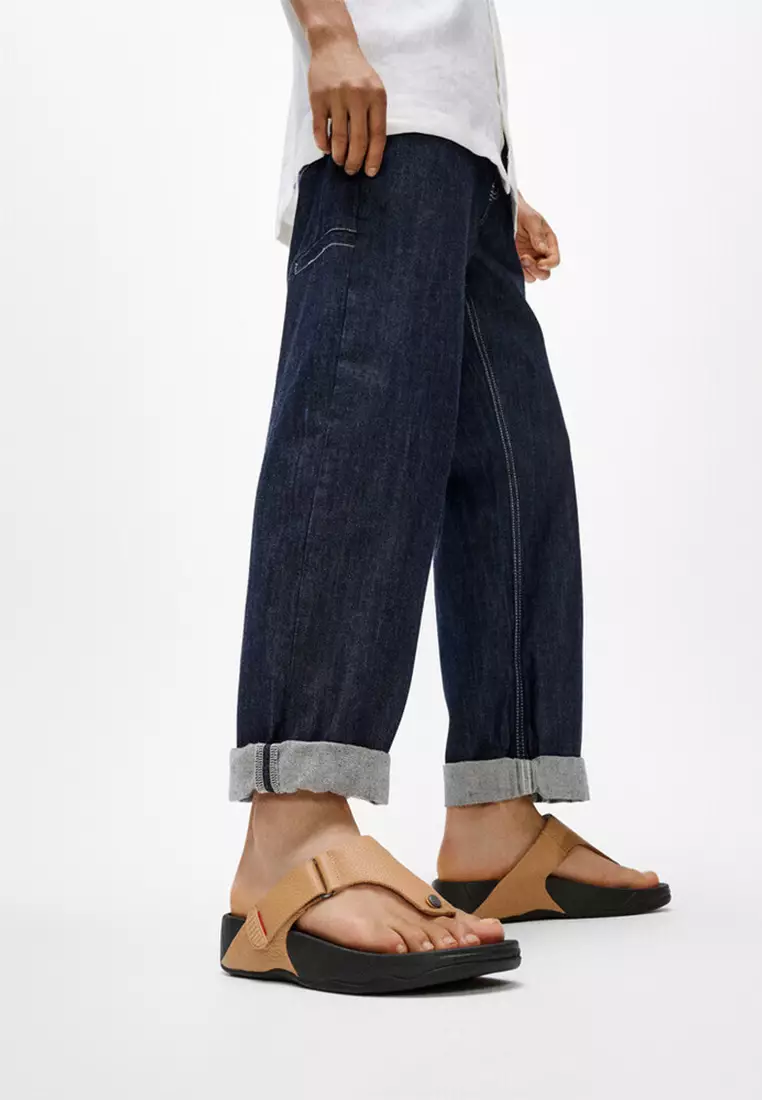 Men Trakk Ii Mens Leather Toe-post Sandals