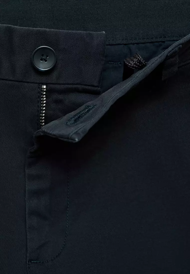 Prato Cropped Tapered Chino Trousers