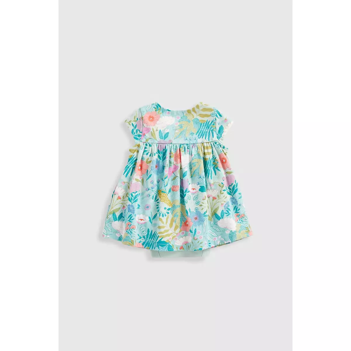Mothercare Floral Fiesta Romper Dress - Dress Bayi Perempuan (Biru)