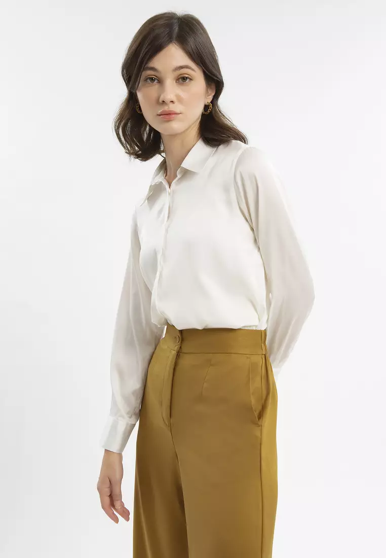 Minimal Baela Pant Deep Mustard