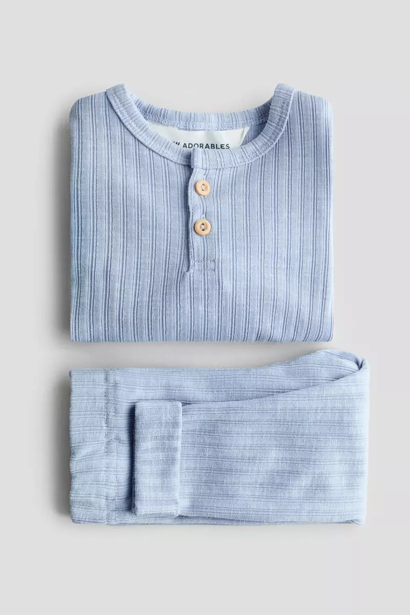 2-piece ribbed jersey set