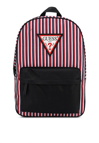 GUESS red Stripe Casual Backpack 09061AC7E6A21FGS_1