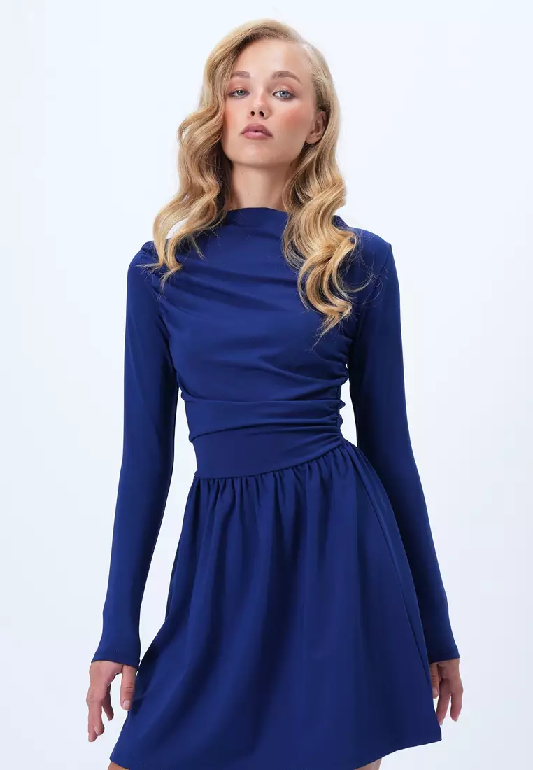 Ruched Mini Dress