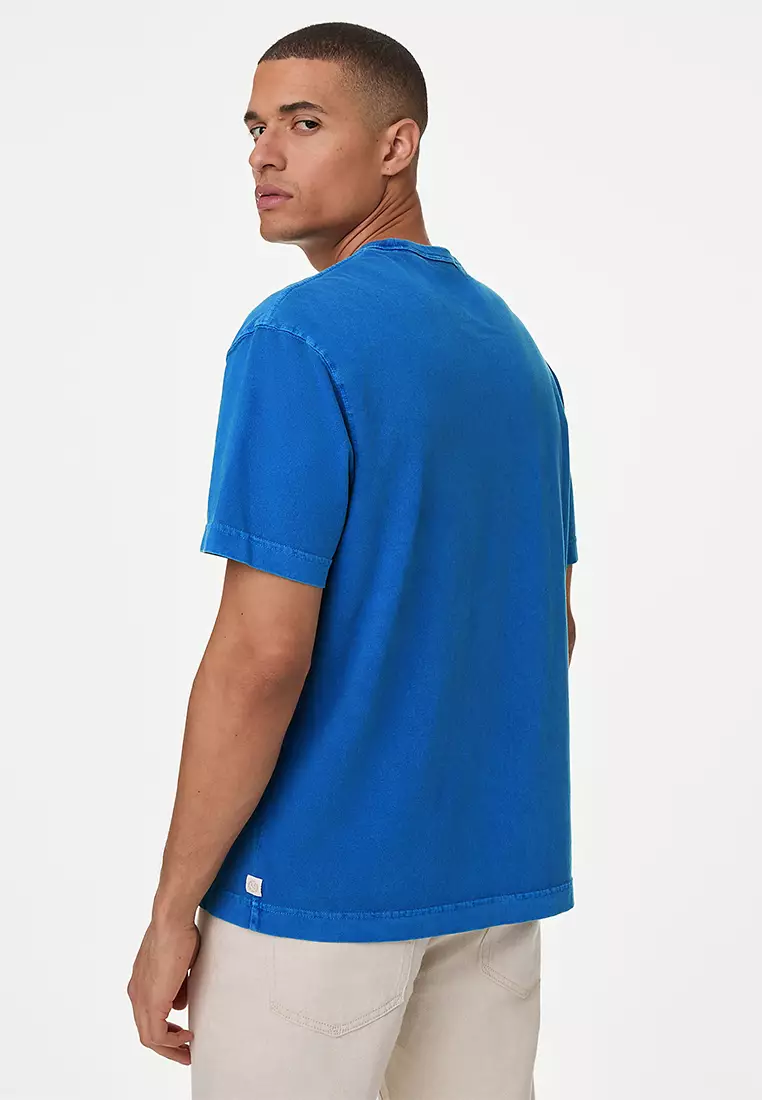 Pure Cotton Crew Neck T-Shirt