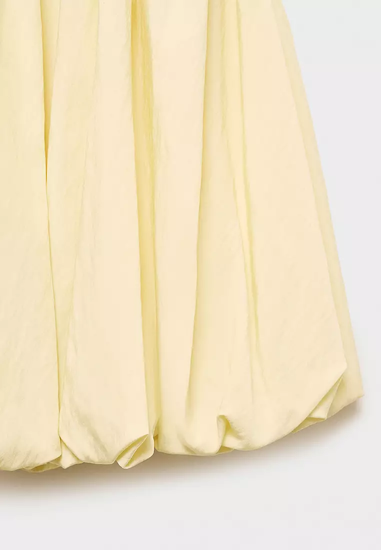 Buy Mango Gathered Balloon Dress 2026 Online | ZALORA