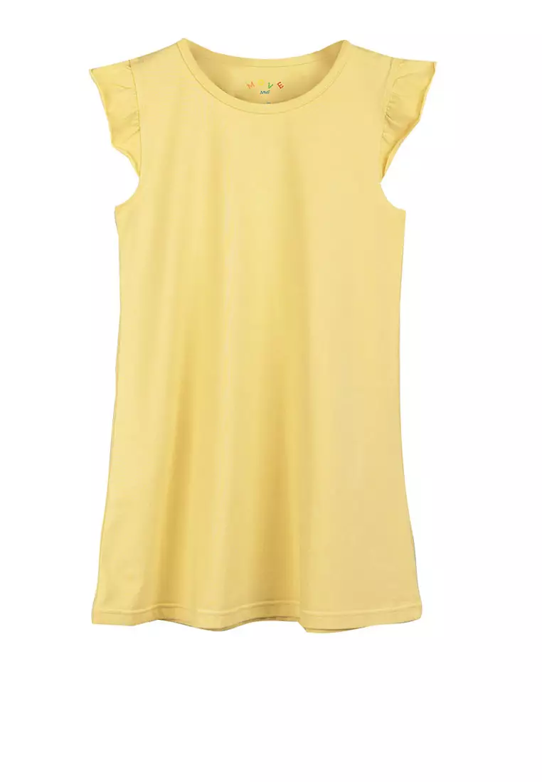 MMF Move Three-Pack Dress with Ruffle Sleeves For Girls