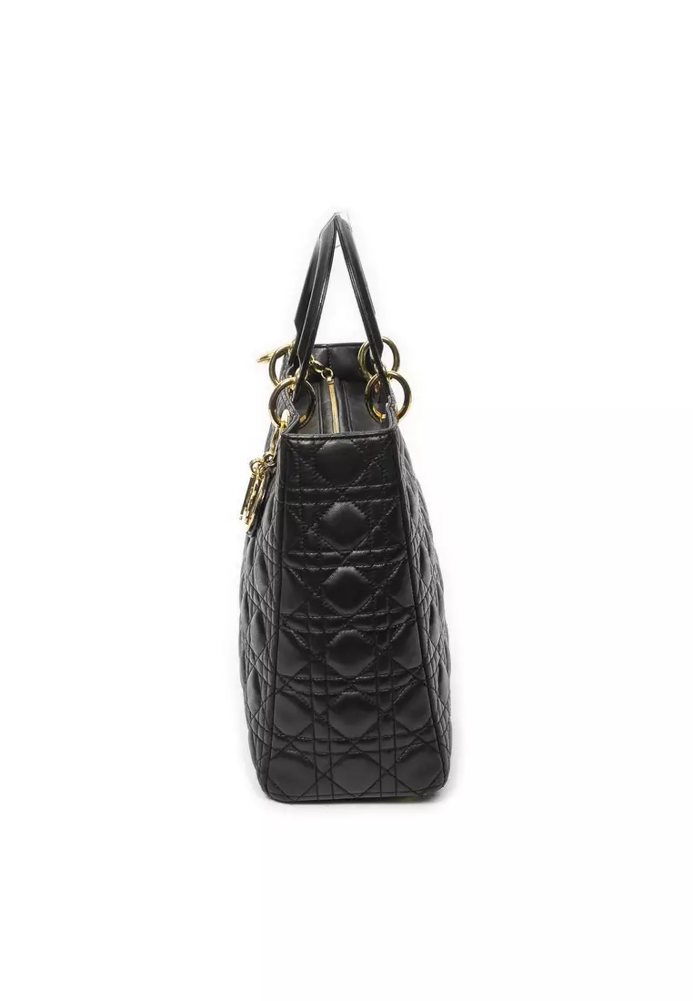 Pre-Loved Large Lady Dior Zip