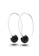925 Signature silver 925 SIGNATURE Round Onyx Dangle Earrings-Silver/Black 1030AAC4EAE4CCGS_1