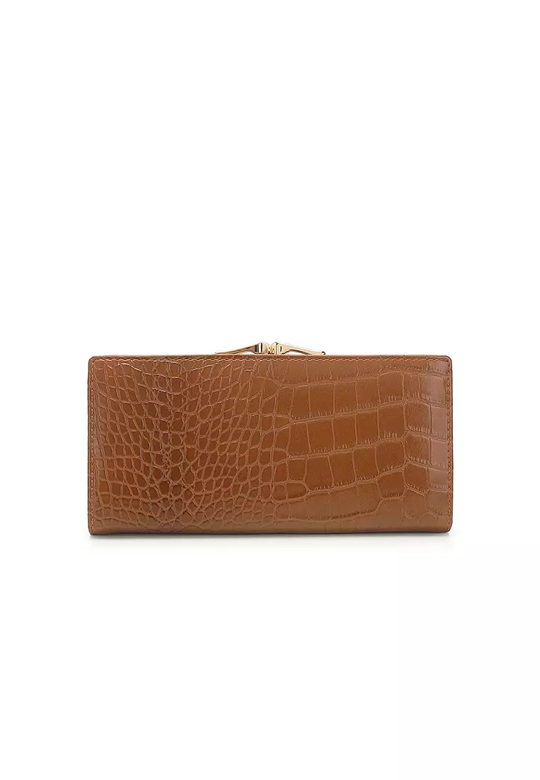 Women's Long Purse / Wallet (長錢包) - 棕色