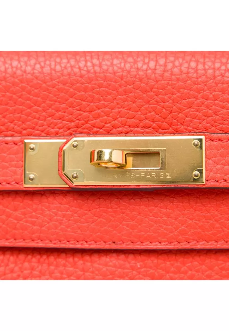 Pre-Loved Hermès Clemence Kelly Ii Retourne 28