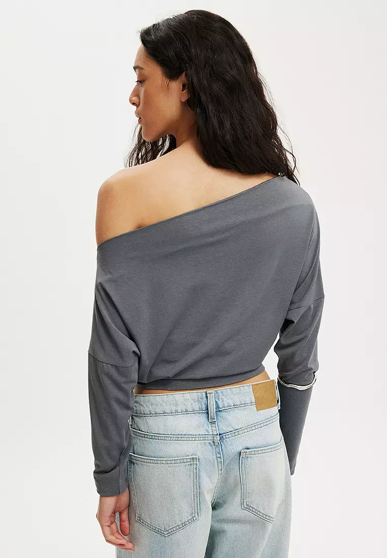 Peyton Off Shoulder Long Sleeve Top