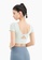 HAPPY FRIDAYS green Women’s Tight Short Sleeve Top DK-TX28 0F269AACDDD5DAGS_4