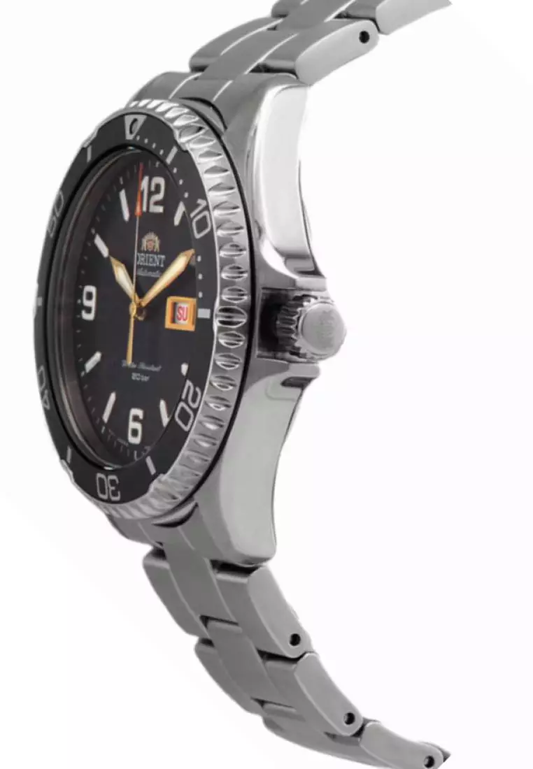 Orient Kamasu Silver Stainless Steel Analog Automatic Watch For Men OR-RA-AA0819N19B