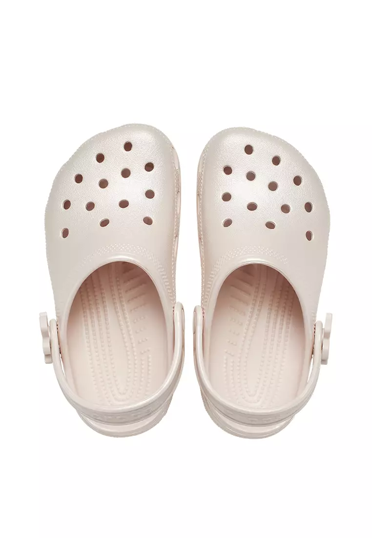 Crocs Kids Classic Pearl Shine Clog Quartz