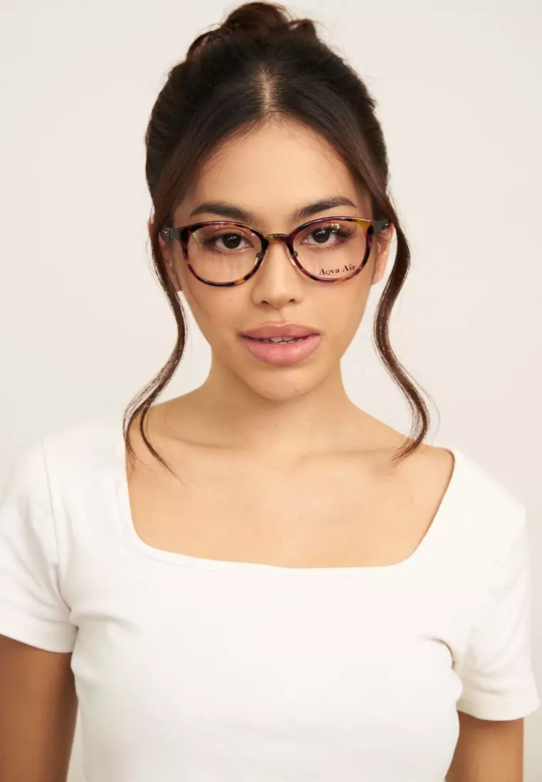 AA8020 (C5-Clear / Silver) Anti-Radiation Computer Eyeglasses for Men/Women