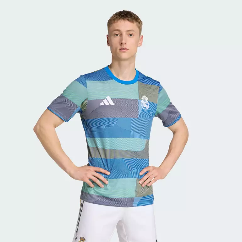 Football Real Madrid 25/26 Pre-Match Jersey Men Blue JP4155