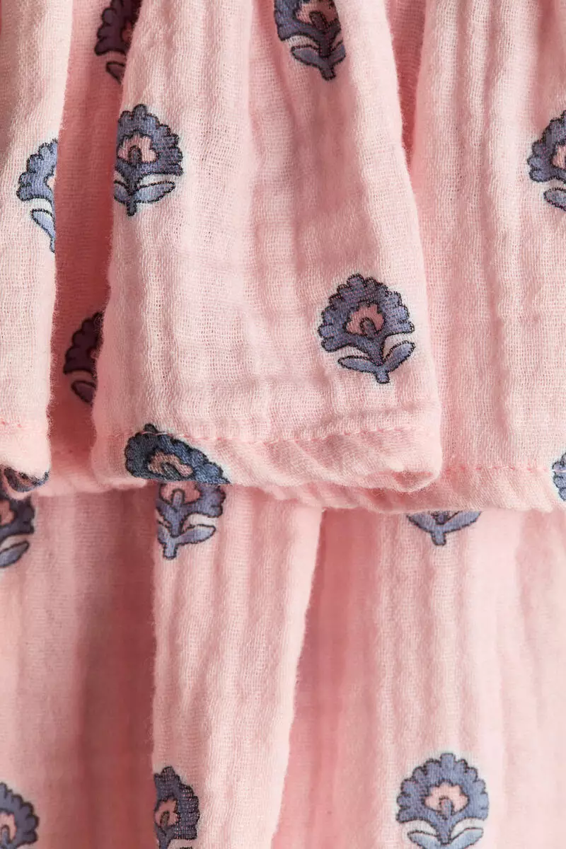 Tiered muslin skirt