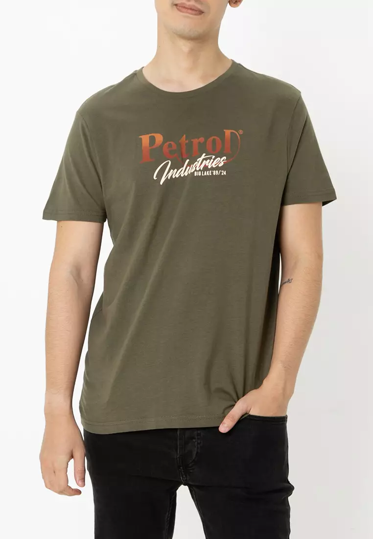 Mens Wolf Shirt Mens STND01 Regular Fit T Shirt