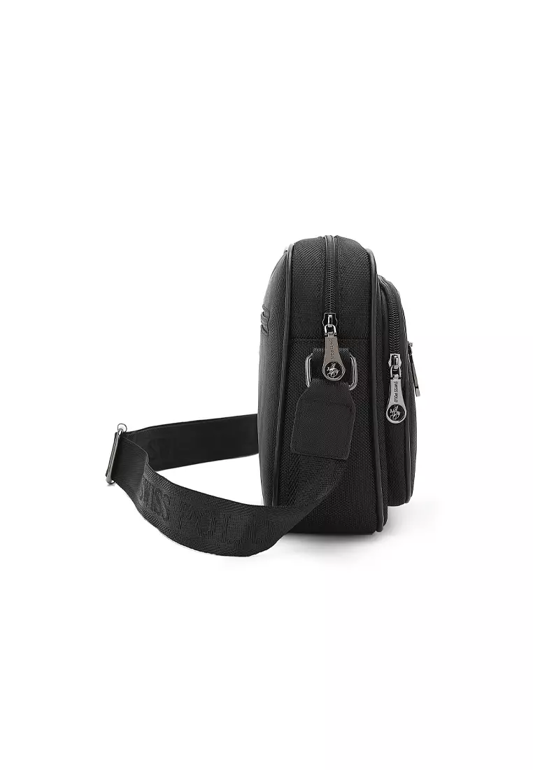 Men's Sling Bag / Crossbody Bag - Black