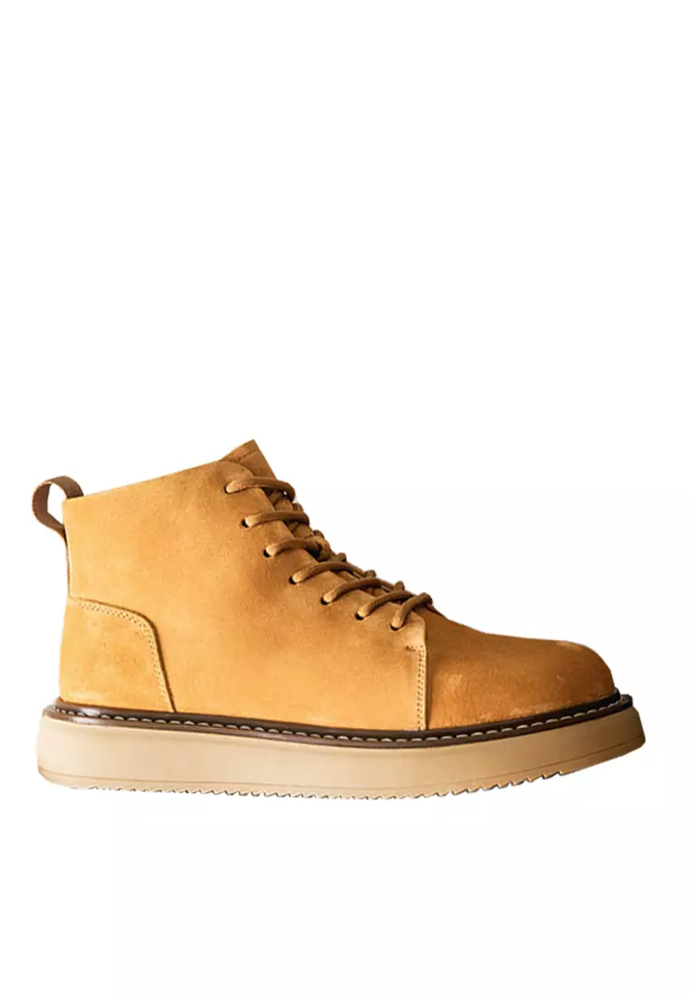 Discount on Twenty Eight Shoes  shoes - SKU: VANSA Fashionable Pigskin High-top Martin Boots VSM-B-2391