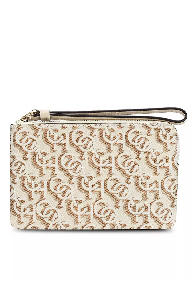 Monogrammed wristlet 2025 purses