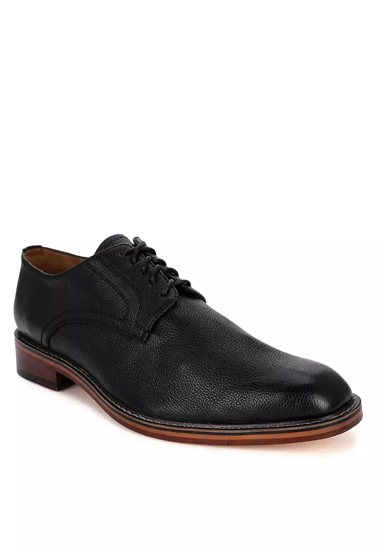 Discount on Bristol Shoes  shoes - SKU: Brock Black Derby Shoes