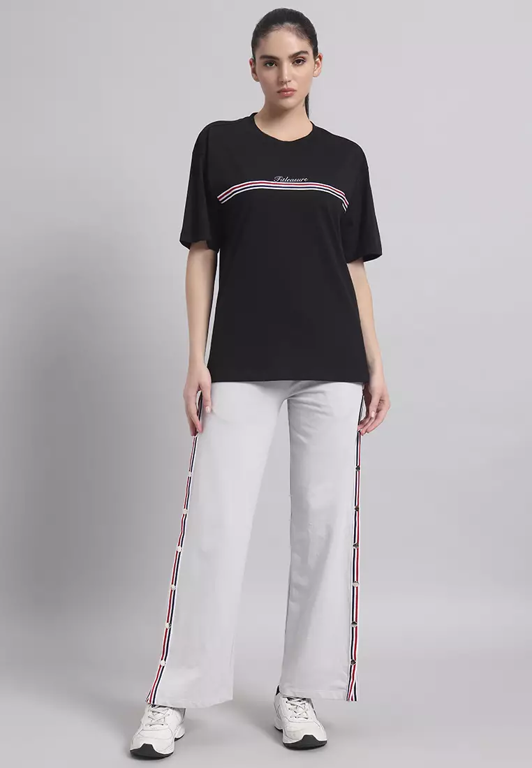 Women’s Essential Oversized Workwear Black Tee