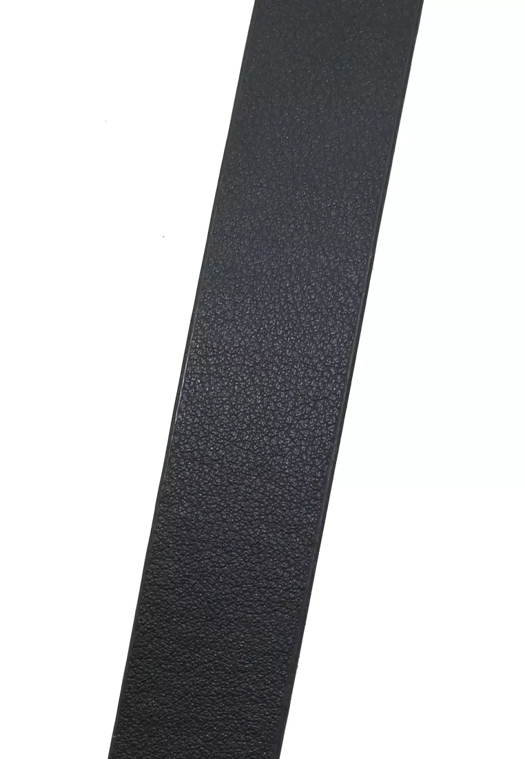 Imani Ikat Pinggang Aksesoris Fashion Wanita Flower Ring Belt Material Leather ORIGINAL - Black