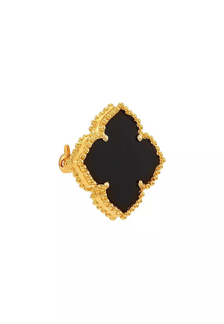 HABIB AL-ZAHRA | Onyx Brooch in 750/18K Yellow Gold 353561124(YG)-ONYX