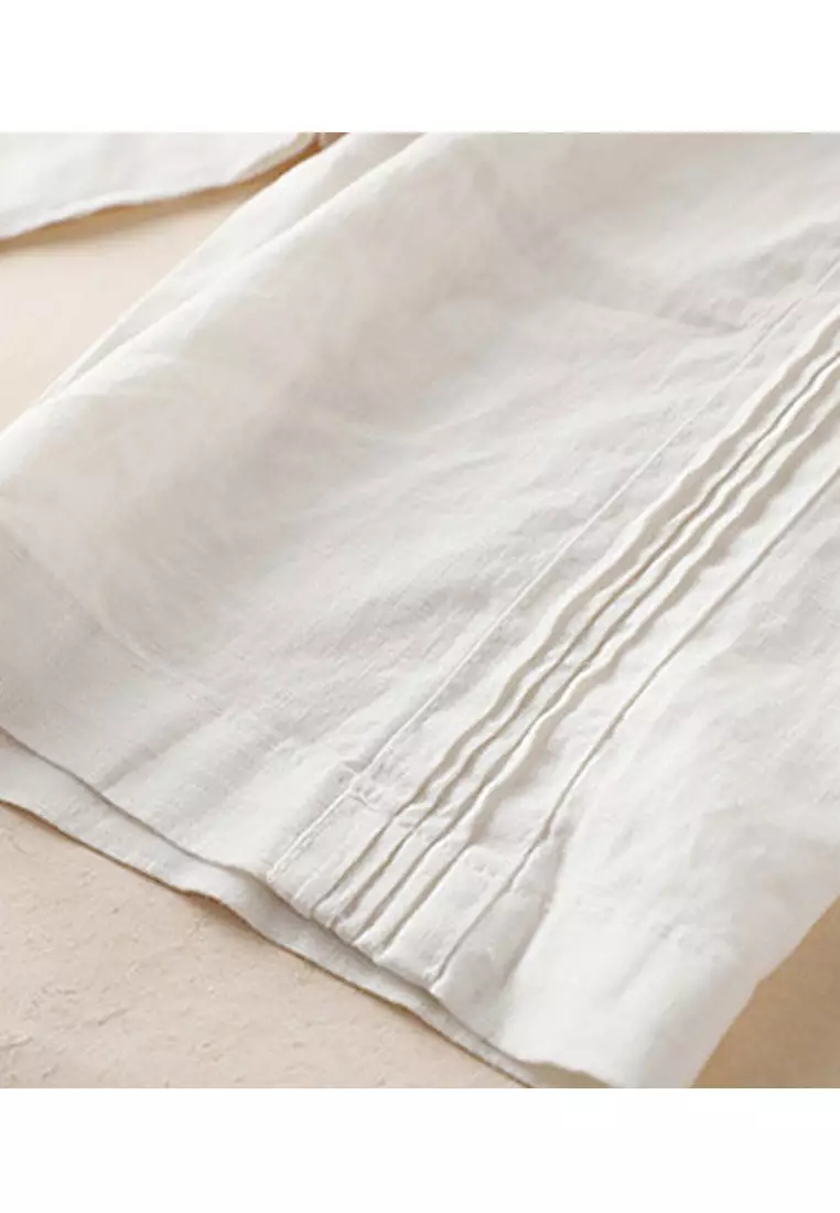 Loose Straight Cotton-flax Pants RZ9031