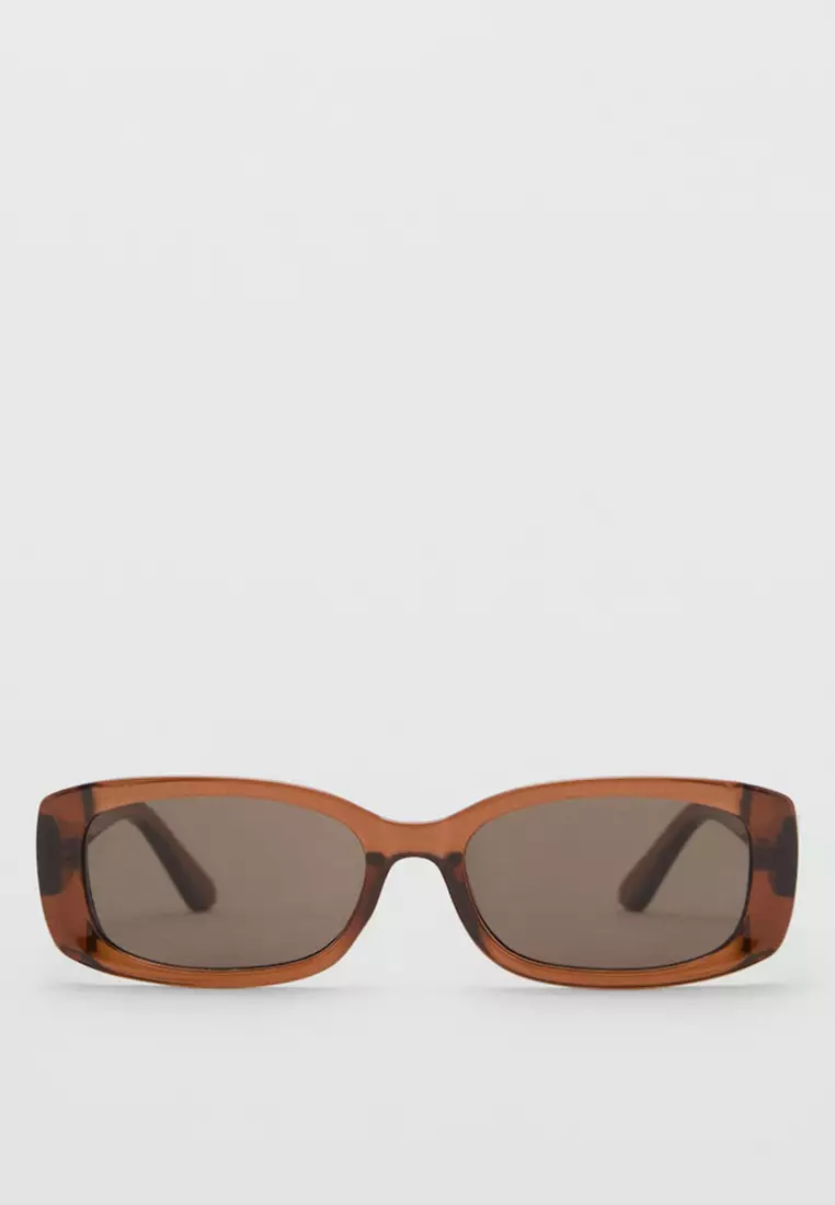 Rectangular-Frame Sunglasses