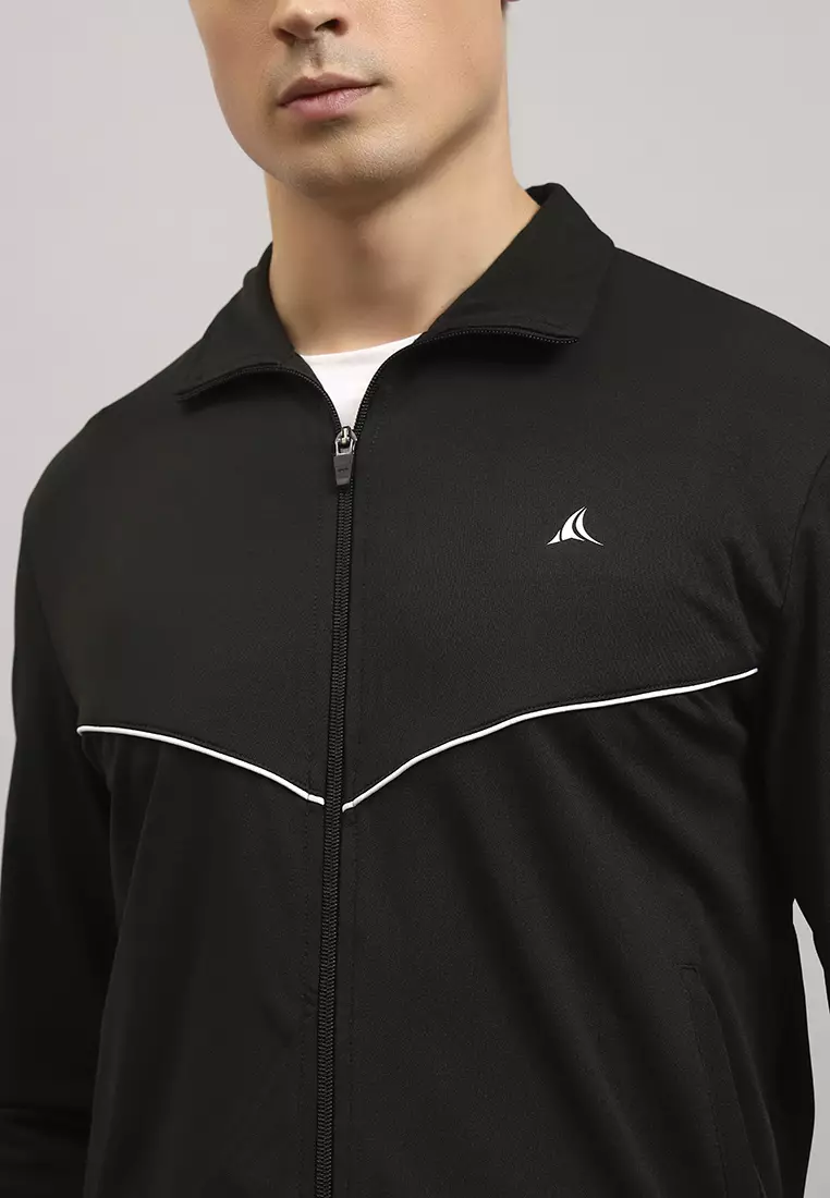 Men's Green Training Designer Track Jacket