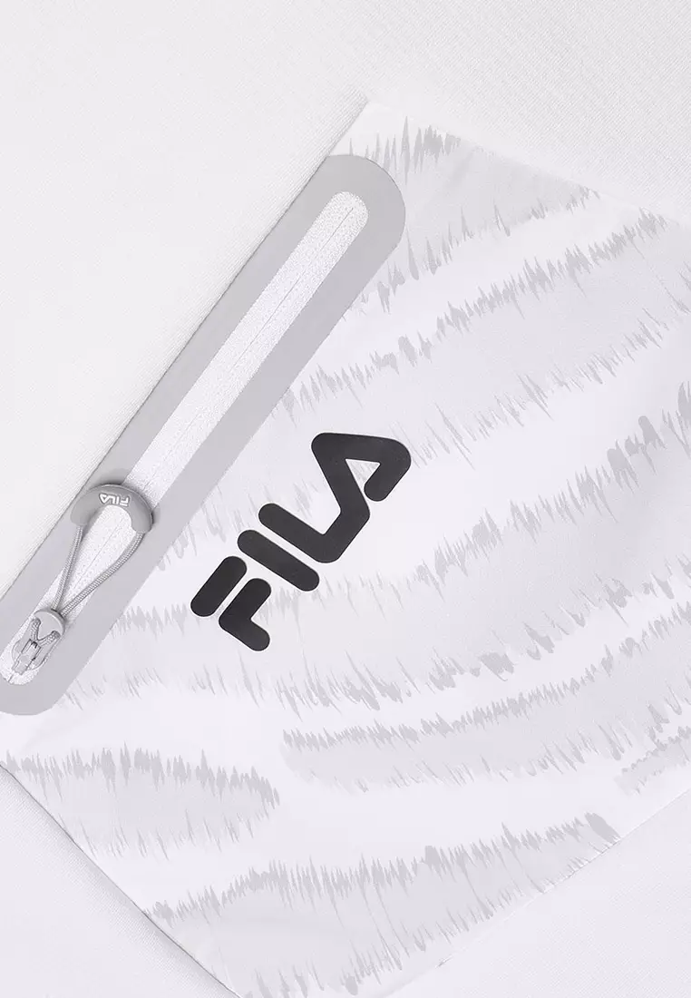 FILA CORE Men's MAGIC STICK WHITE LINE ORIGINALE Hoodie in White