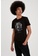 DeFacto black Short Sleeve Round Neck Cotton Printed T-Shirt 5C917AA9538177GS_1